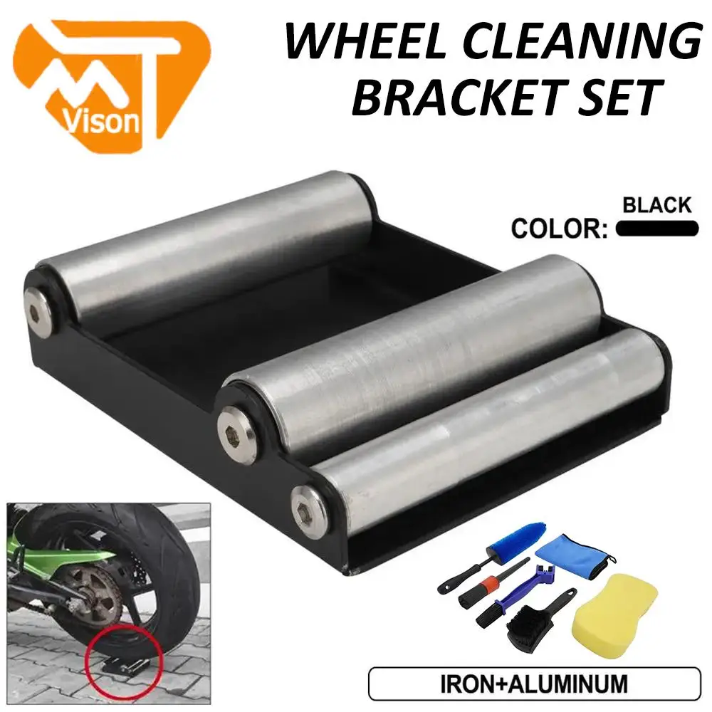 Tire Cleaning Stand Motorcycle Universal Wheel Cleaning Bracket Tire Wash Bracket Chain Clean Ramp for KTM HONDA Street Bike