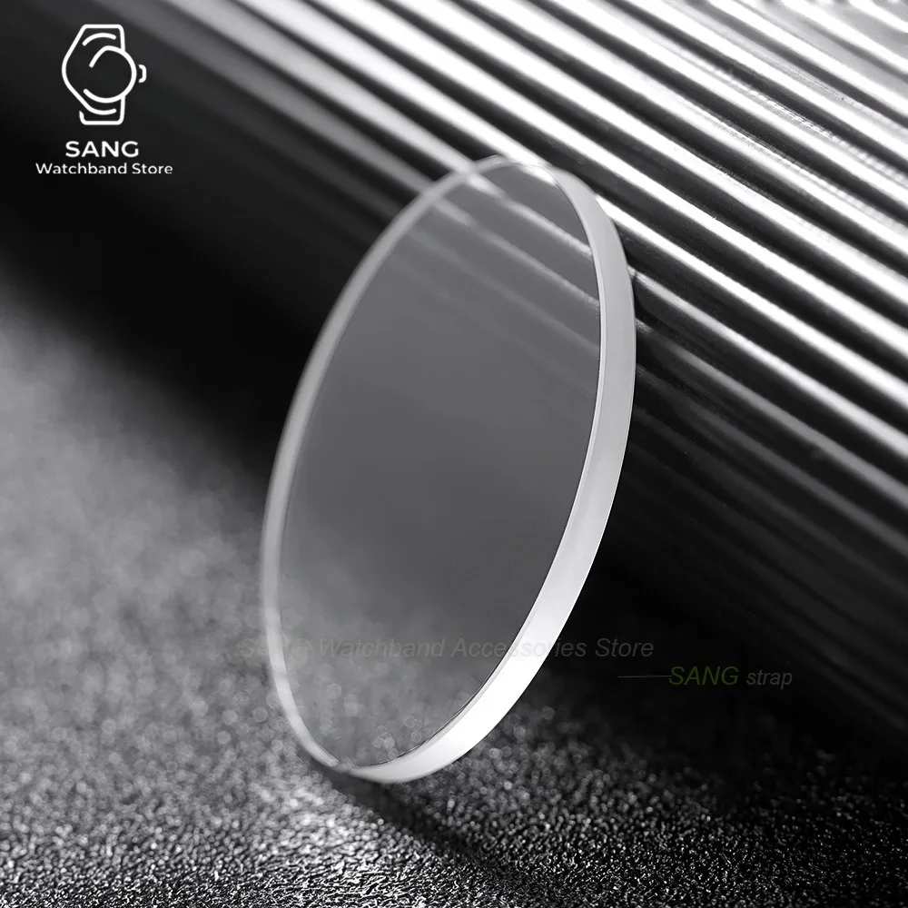 Premium Universal Sapphire Watch Glass Replacement - Flat Transparent Crystal Lens, Multiple Sizes & Thickness
