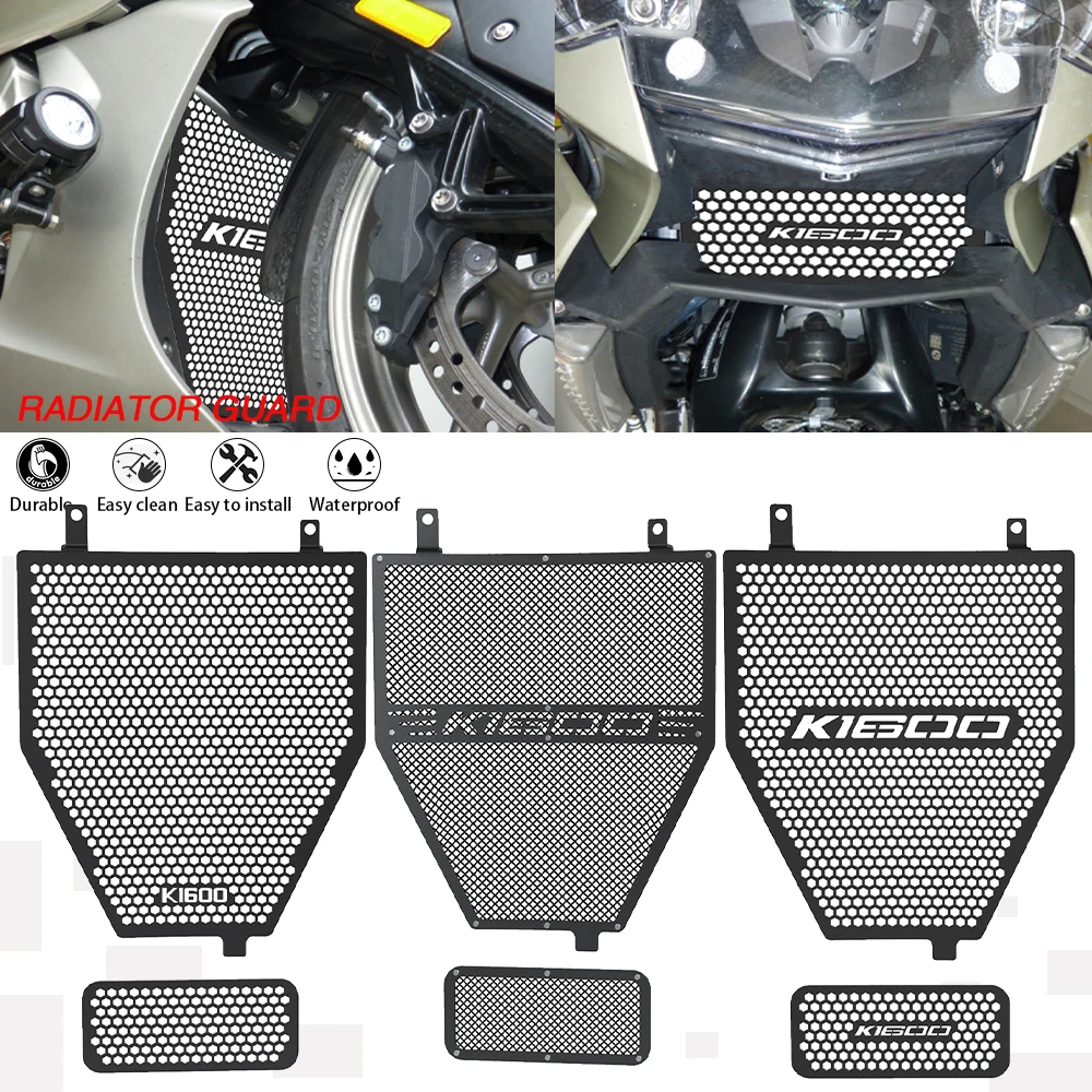 

For BMW K1600GT 17 22 K1600GTL EXCL K 1600GT K1600 BAGGER K1600 GT/GTL Moto Radiator Grille Grill Guard Cover Protector Mesh Net