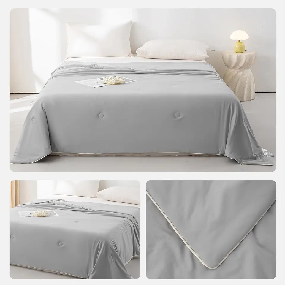 Cooling Comforter Double Sided Soft Lightweight Bedding