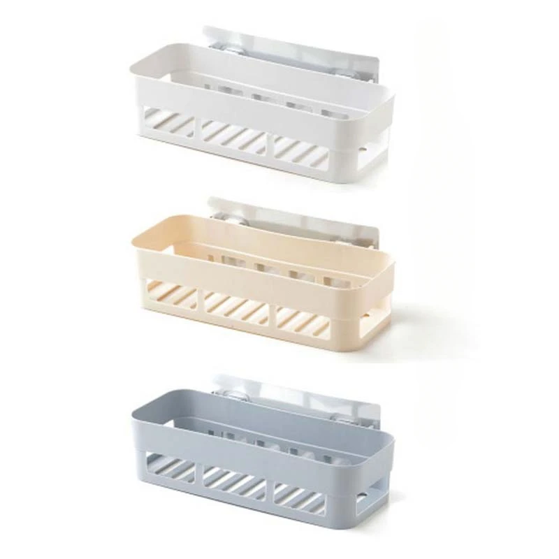 Bathroom Storage Rack Self Adhesive Shelf Kitchen Wall Corner Organizer Seasoning Bottles Holder Home Organization Accessories 5