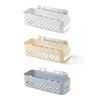 Bathroom Storage Rack Self Adhesive Shelf Kitchen Wall Corner Organizer Seasoning Bottles Holder Home Organization Accessories 5
