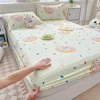 Bedspreads Cartoon Kids Bedding Fitted Sheet Elastic Band Around Mattress Cover Single King Size sabanas Bed Cover Bed Sheets 6