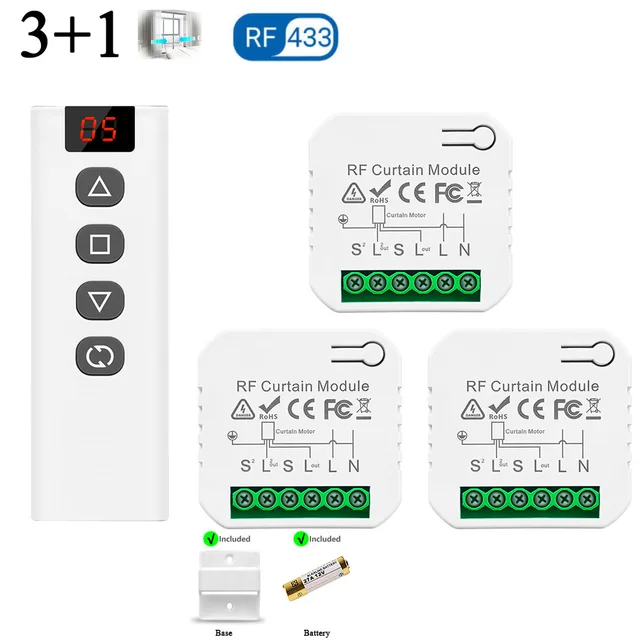 3 Switch 1 Remote