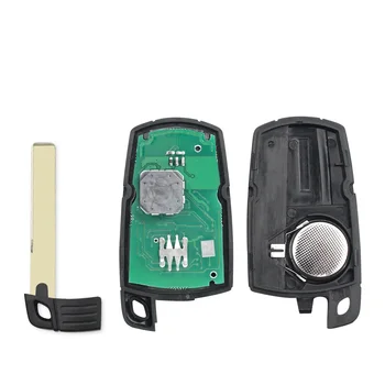 Chiave telecomando per BMW CAS3 3 5 Series X5 2006-2011 325i muslimah/muslimah PCF7945 315/868Mhz - KEYYOU 3 pulsanti Keyless Go Remote Key 315 868Mhz per BMW CAS3 3 5 Series