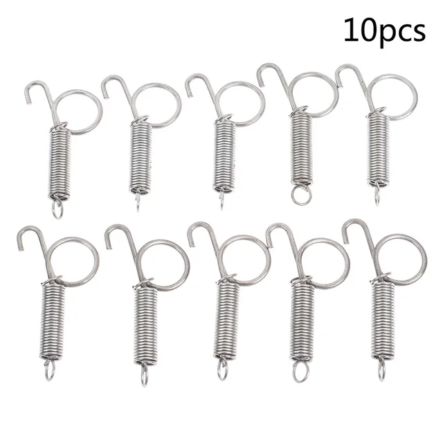 Multipurpose Spring Animal Cage Latches Lock Spring Rabbit Cage Door Tension Spring with Hook 2