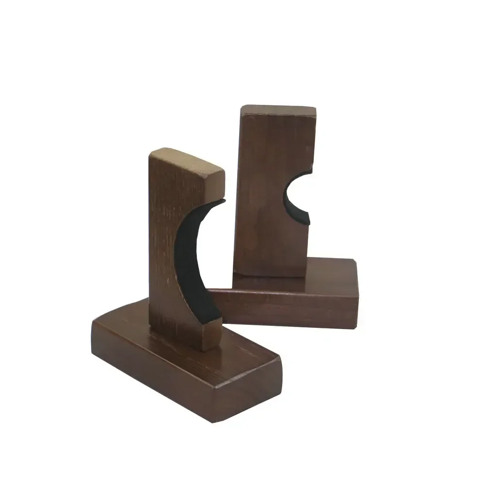 Baseball Softball Bat Rack Wood Felt Liner Wall Mount for Horizontal Display-Solid Ash Tree Hidden Screws Handmade Brown