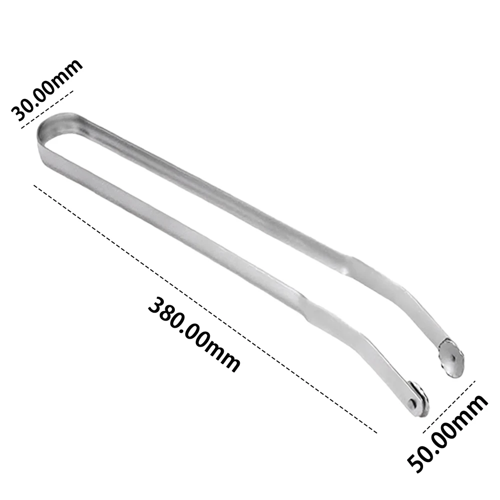 Pinzas BBQ para Salchichas Acero Inoxidable Antiadherentes Mango Largo | Utensilios de Cocina y Parrilla - Image 6