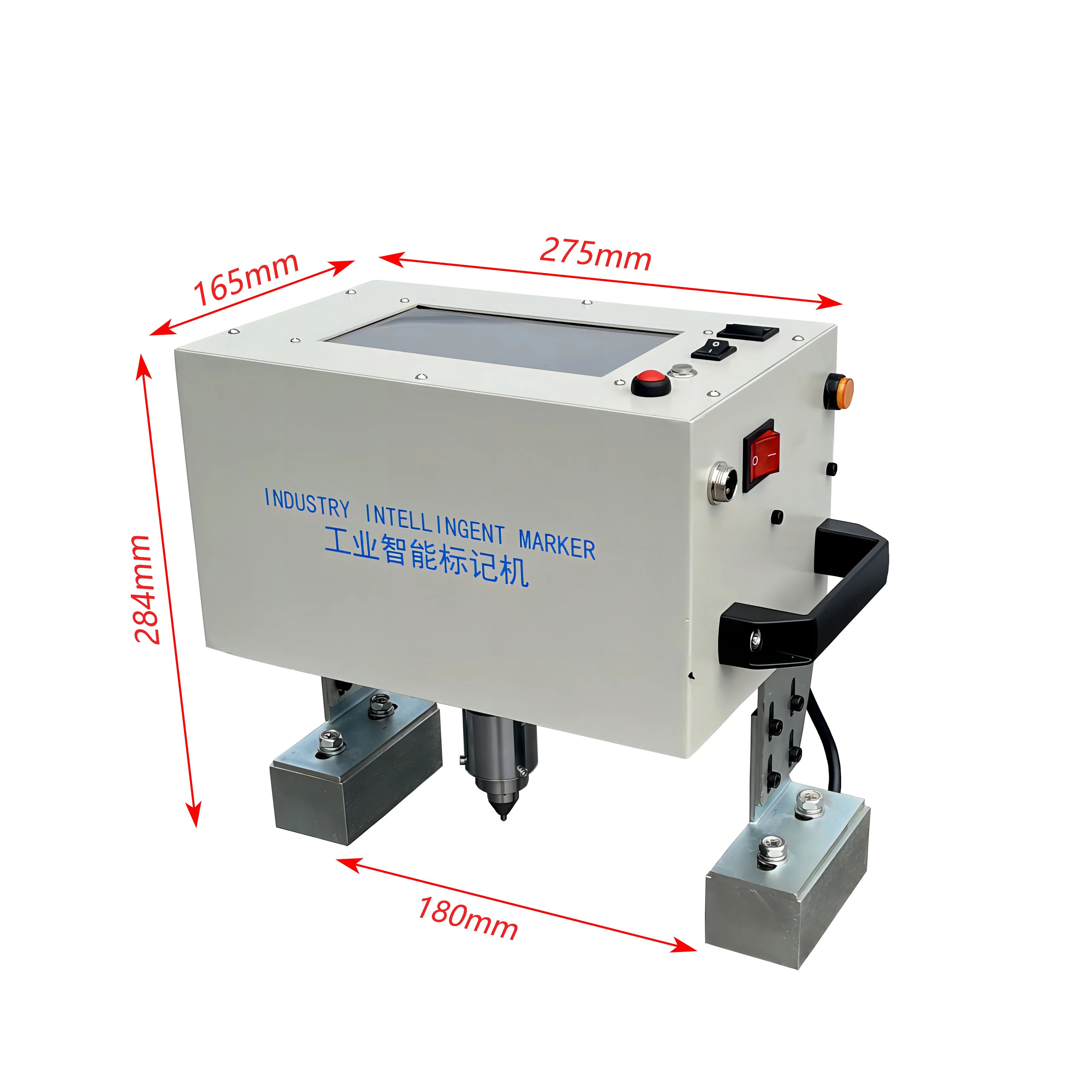 Handheld Electric Integrated Dot Peen Marking engraving Machine for frame engine oil pipe mold flanges