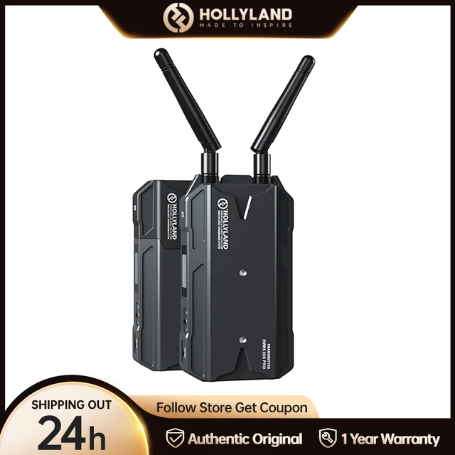 Hollyland Mars 400S [Official] Wireless SDI/HDMI Wireless Video Transmitter  and Receiver-400ft Long Range 0.1s Low Latency, for Videographer