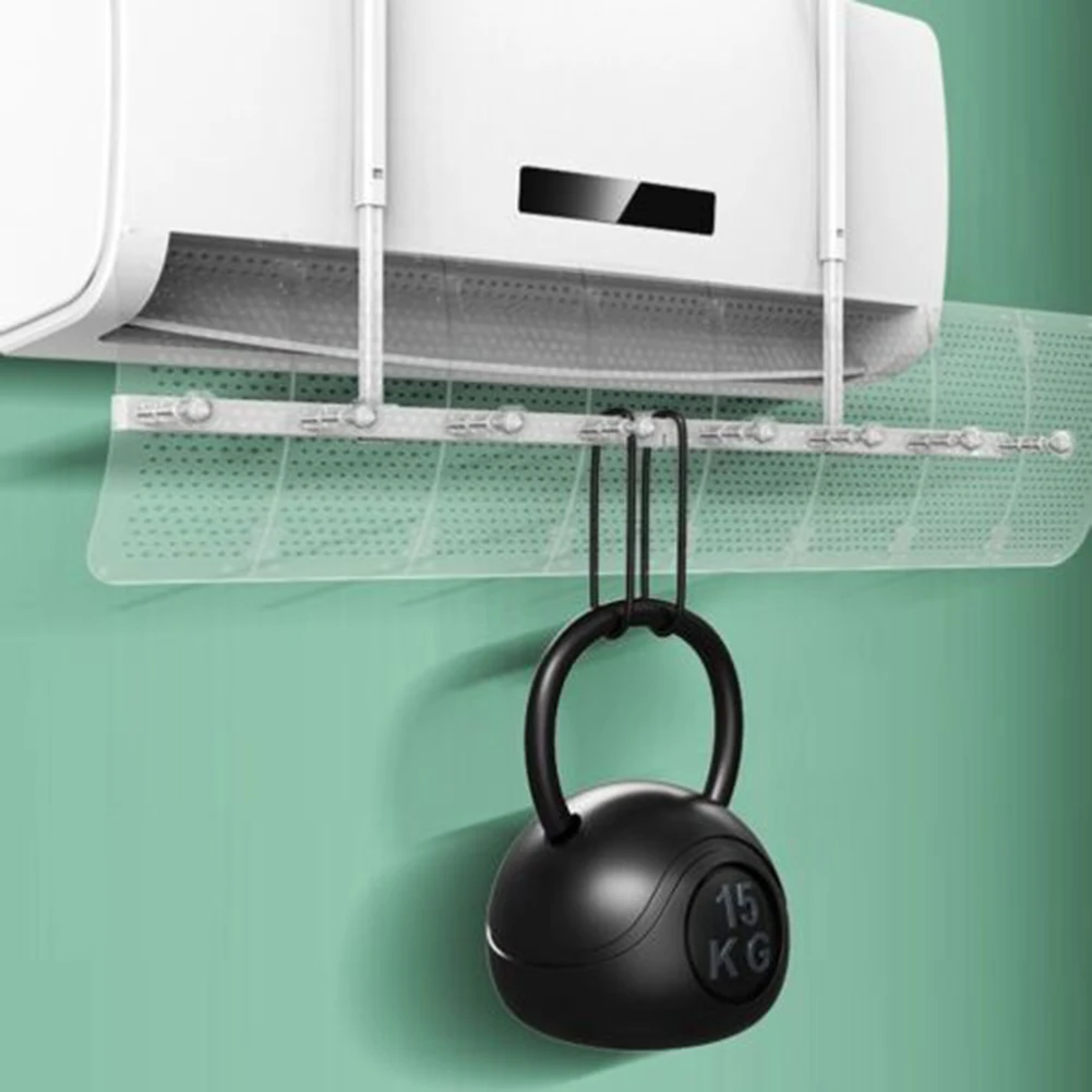 Deflettore Per Condizionatore 8 Foglie Regolabile - Anti-Aria Diretta, Bianco, Per Parete, Senza Filtro