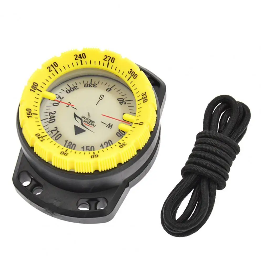 

CP-992 Portable Diving Navigation Compass Triangle Pointer Convenient Reading Compact Reliable Waterproof Compass for Deepwater