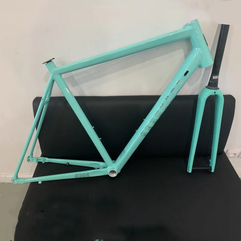 700C seaboard砂利ロードバイクフレームセットカーボンファイバー