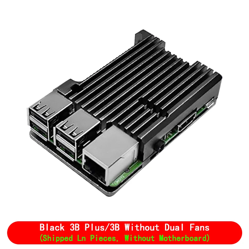 Aluminum Case with Dual Cooling Fan - Premium Metal Enclosure