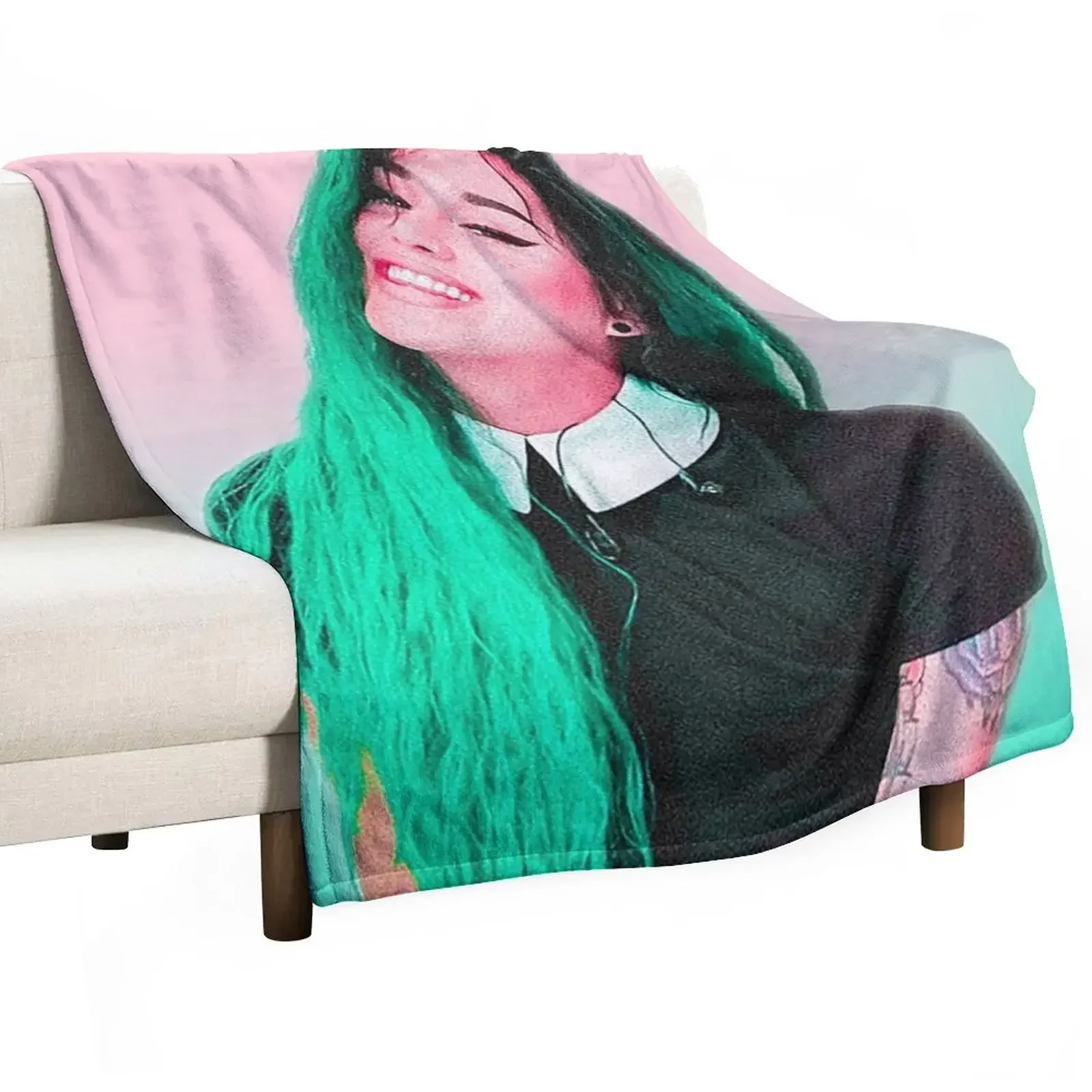 

Adore Delano || background color Throw Blanket Multi-Purpose bed plaid Sofa Throw Blankets