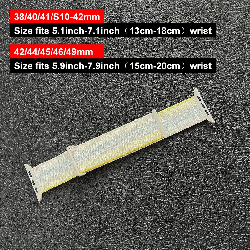 Premium Nylon Loop Strap – Breathable and Durable Wristband Bracelet