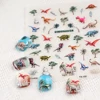 Vivid Dinosaurs 5D Nail Stickers Cool Nail Decals Embossed Sliders For Nail Manicure 3
