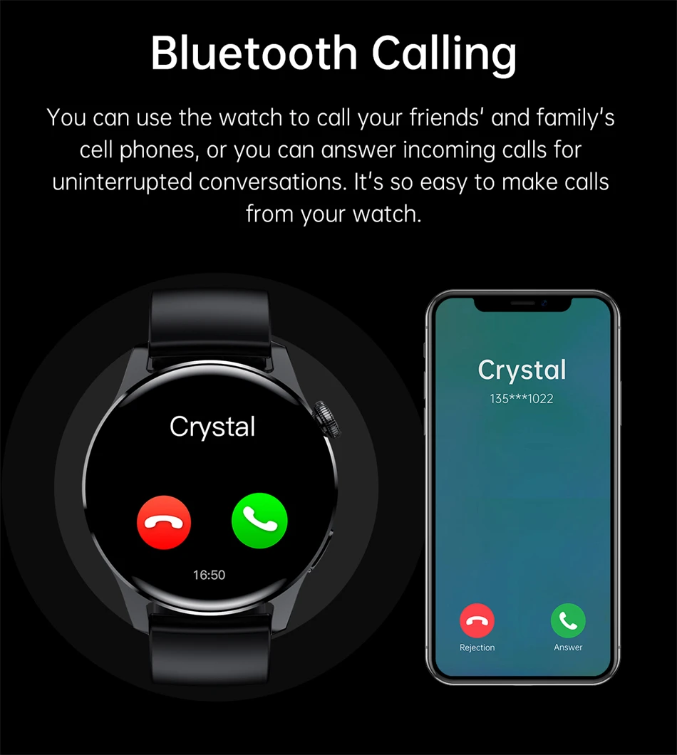 2022 New Bluetooth Call Smart watch Men Full touch Screen Sports fitness watch Bluetooth is Suitable For Android ios Smartwatch