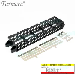 Turmera 36V 18650 Battery Holder with Welding Nickel and 15A BMS Board (Holder Nie ZW)