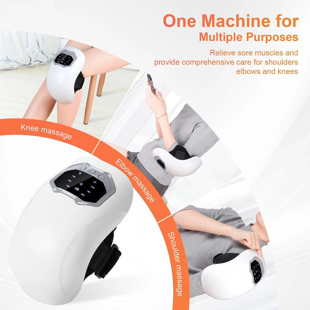 3 Gear Temperature Adjustment Smart Knee LED Display Massager Hot Compress for Shoulders Elbows Knee Gift For Parents Or Elders
