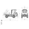 LESU Metal 1/14 KIT RC Hydraulic Dumper Truck 6MDX-B Remote Control Wheel Type Tipper Dump Unassembled Unpainted Model TH23010 5