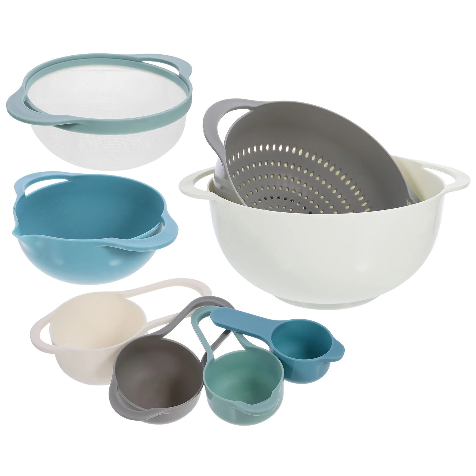 

Plastic Serving Tray Vegetable Basket Fruits Practical Handheld Strainer Sifter