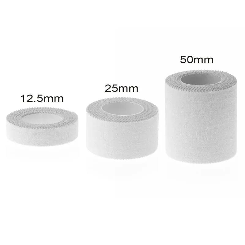 Description Picture 2 of item1PC Medical Waterproof Cotton White Premium Adhesive Tape Sport Binding Strain Injury Care Support Physio Muscle Elastic Bandage