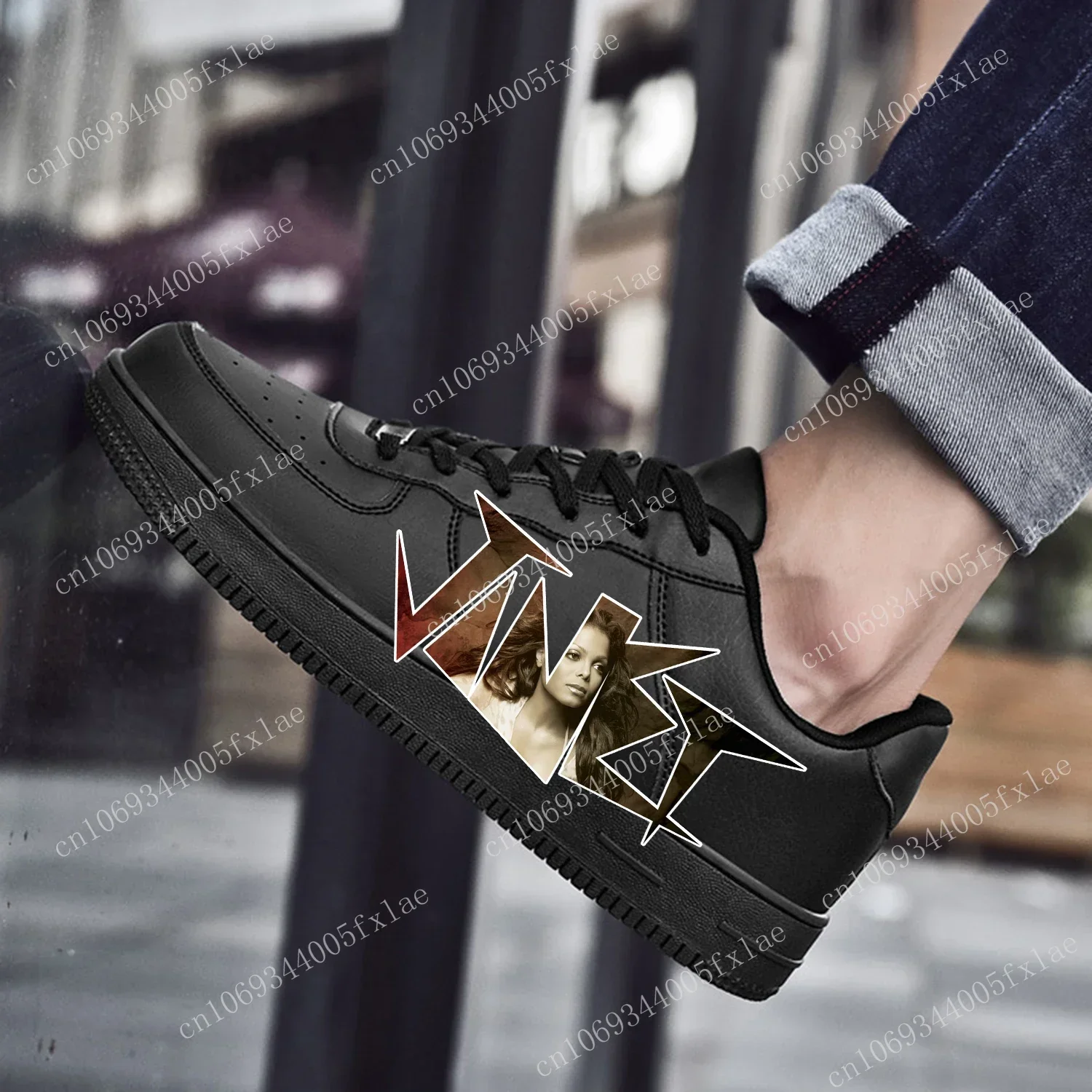 Janet Jackson AF Basketball Mens Womens Sports Running High Quality Flats Force Sneakers Lace Up Mesh Customized Made Shoe