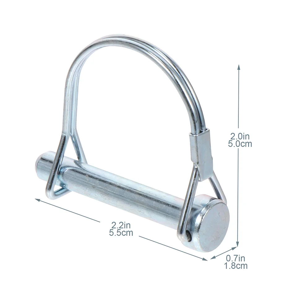 40 Pcs Trailer Hitch Pin, Square Coupler Pin 1/4 Inch, Safety Shaft 40 Pcs Trailer Hitch Pin, Square Coupler Pin 1/4 Inch, Safety Shaft