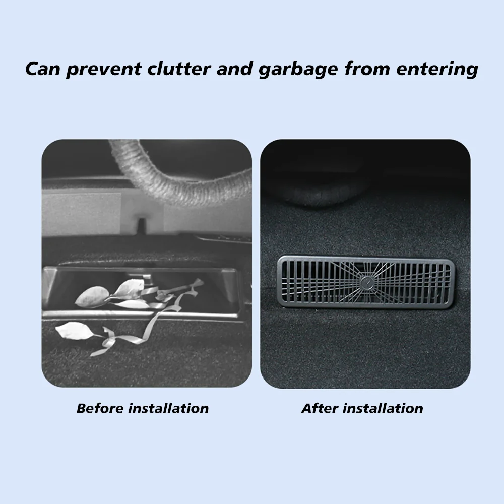 For Tesla Model Y Juniper 2025 Launch Under Seat Air Vent Protector Air Out let