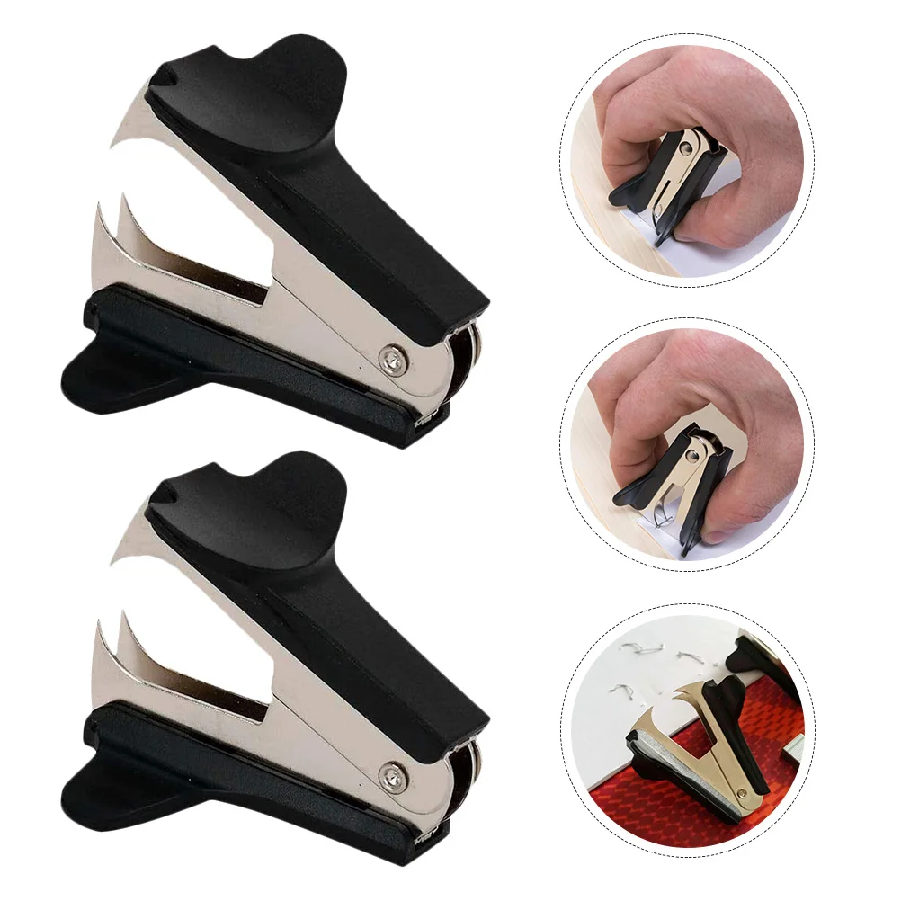 3Pcs Portable Staple Puller Removal Tool Silent for Office Classroom Desk Universal Staples Puller Staple Remover