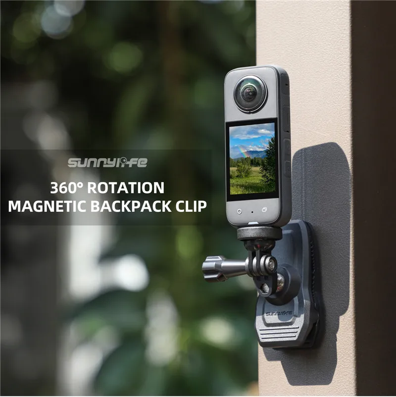 Rucksack-Clip für Insta 360 X6 X4 X5 GO 3S ACE PRO 2 Halterung DJI OSMO 360 Pocket 4 Magnetische Halterung Action-Kamera-Zubehör – Detail 1