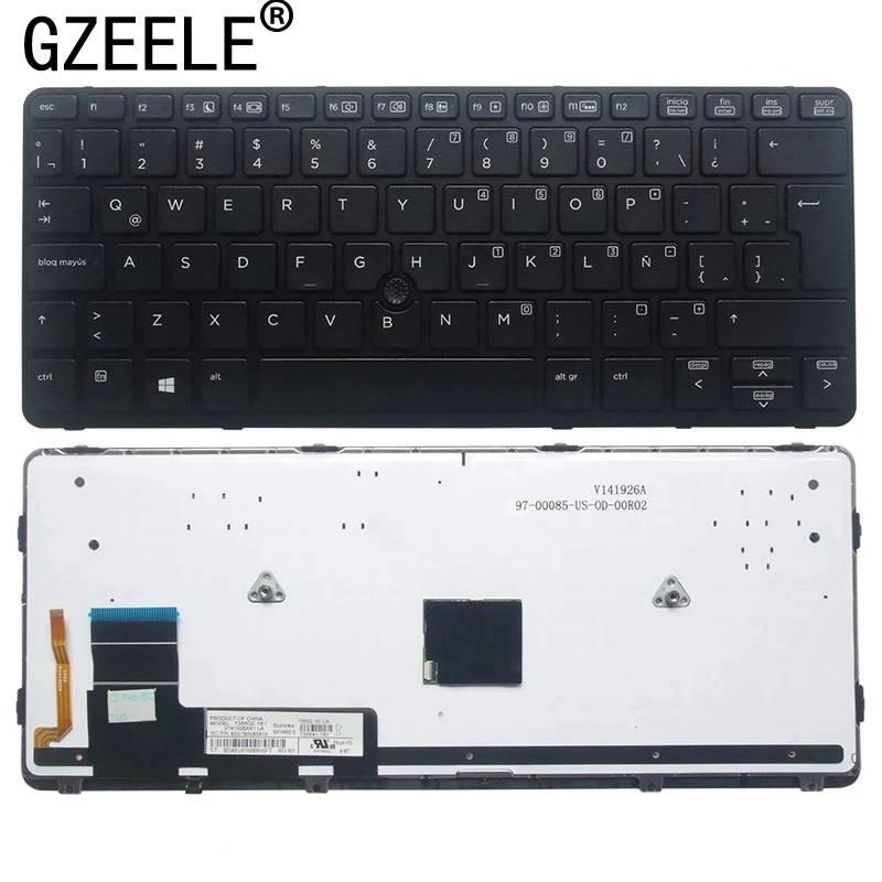 Tastiera Sp Per Hp Elitebook 820 G1 820 G2 720 G1 720 G2 725 G2 Retroilluminato G2