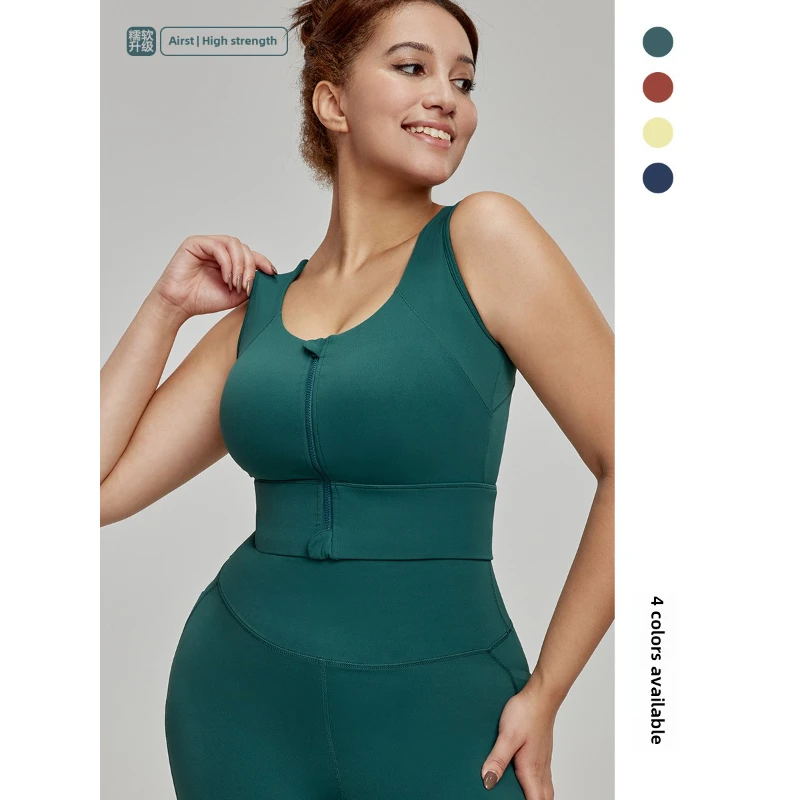 2025 New High – Strength Plus Size Yoga Vest – Oversized Style With Semi Fixed Water Drop Cup  Ideal For Yoga Pilates Running