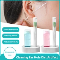 60PCS Disposable Earrings Hole Clean Paper Line Ear Piercing Cleaning Effective Ear Hole Cleaner Tool For Removing Dirt Odor 2