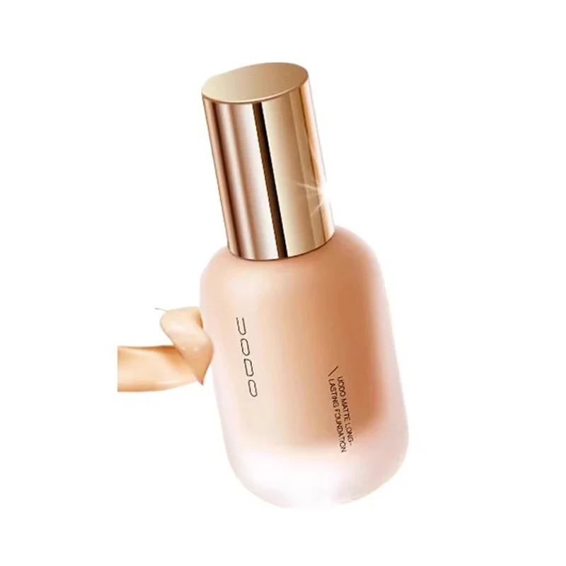 UODO Liquid Foundation Dry Skin Hydrating Oil Control Full Coverage Long Lasting Korean Makeup Waterproof Foundation