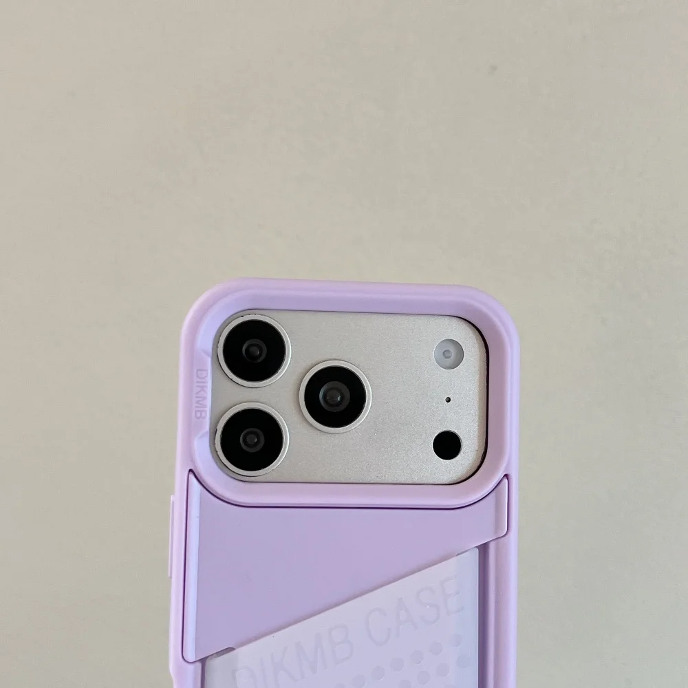 Soft Silicone Phone Case with Card Holder - Shockproof Protective Cover