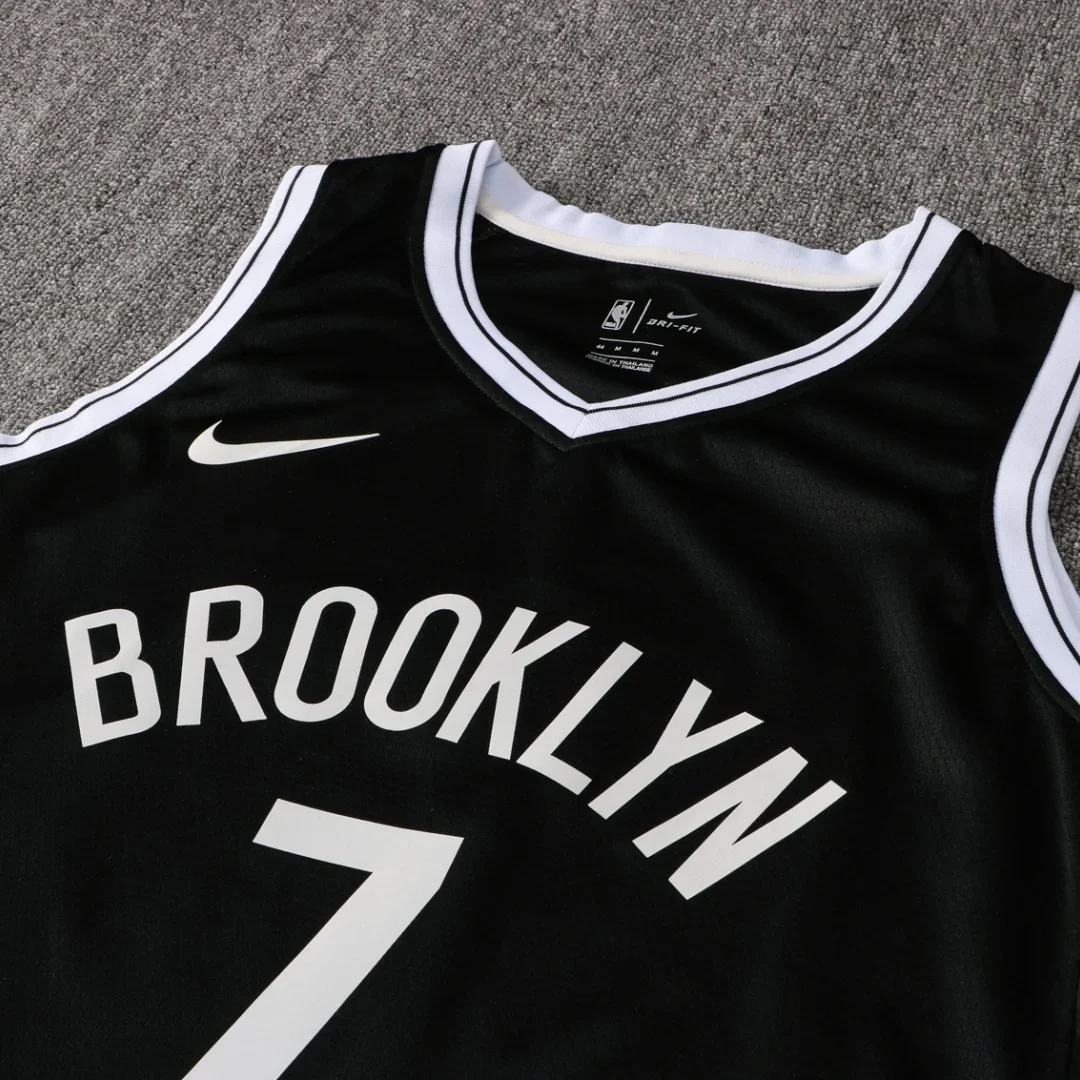 Nike Men's Basketball Jerseys, Fashionable, Solid-color, Durable, Stretchable, Printed, Sleeveless Basketball Jerseys, Black