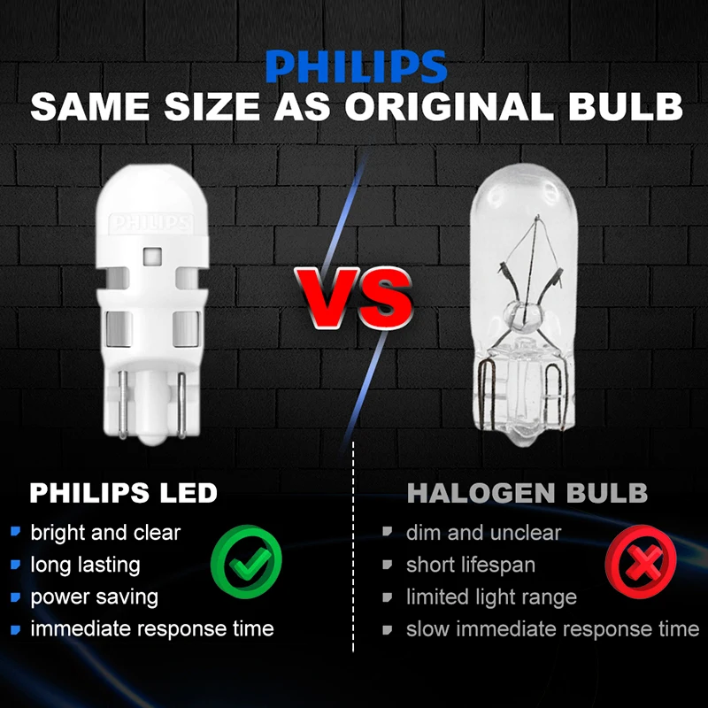 ʸ Ƽ LED T10 W5W 194A ڹ   õ, õ  ϱ ڵ , ׸  11961ULWX2