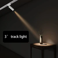 Led Track Light 3 Degree Beam Rail Spot Light Adjustable Angle Anti Glare Spotlight Museum Room Atmosphere Wall Washing Lighting 1