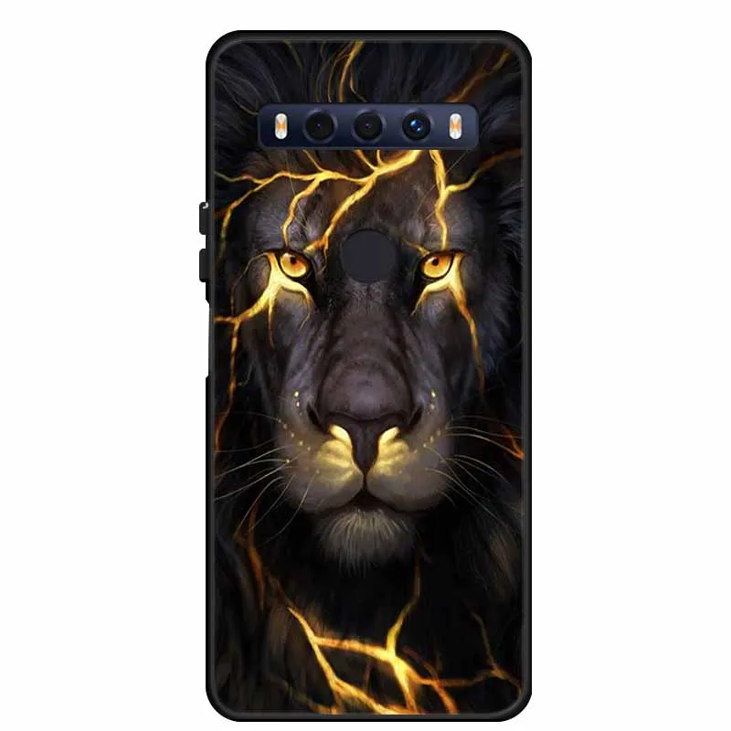 Cartoon Soft TPU Silicone Lion Wolf Phone Case - Stylish Back Cover