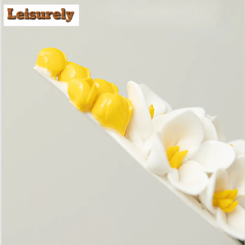 Handmade Pinch Osmanthus Incense Holder Water Fountain Decoration Incense Burners Consecrate Censer Yoga Supplies Ornaments