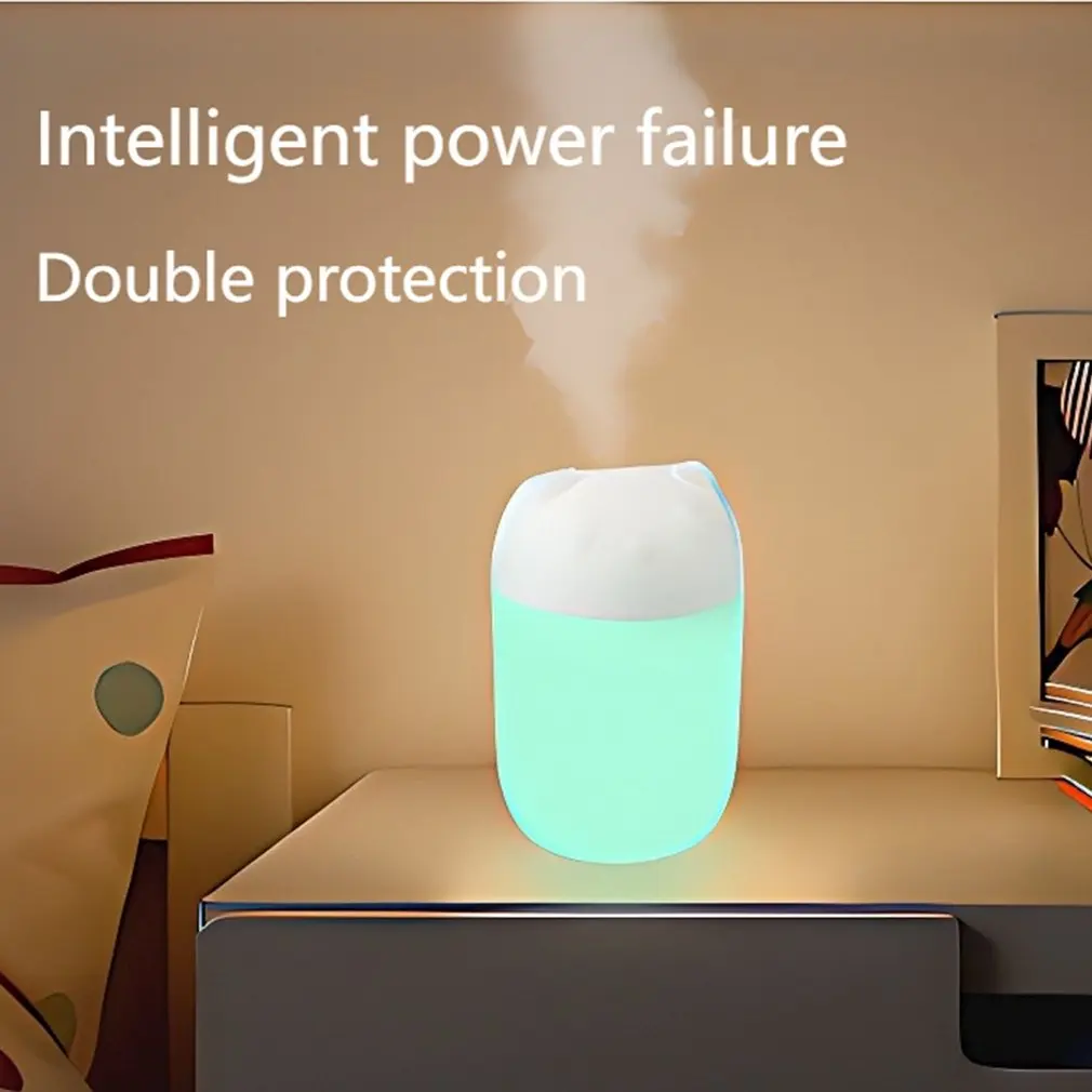 Desktop Humidifier With Colorful Ambient Light Home Aromatherapy Humidifiers Diffusers USB Essential Oil Diffuser Car Purifier home fragrance products aroma oil diffuser