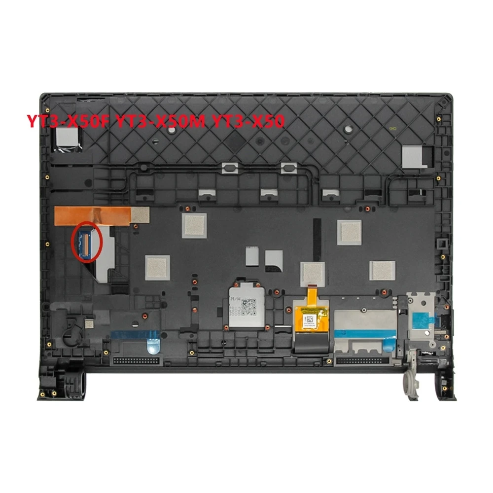 

New 10.1 inch For Lenovo YOGA Tab 3 YT3-X50 YT3-X50F YT3-X50M LCD Display Touch Screen Digitizer Panel Assembly with frame