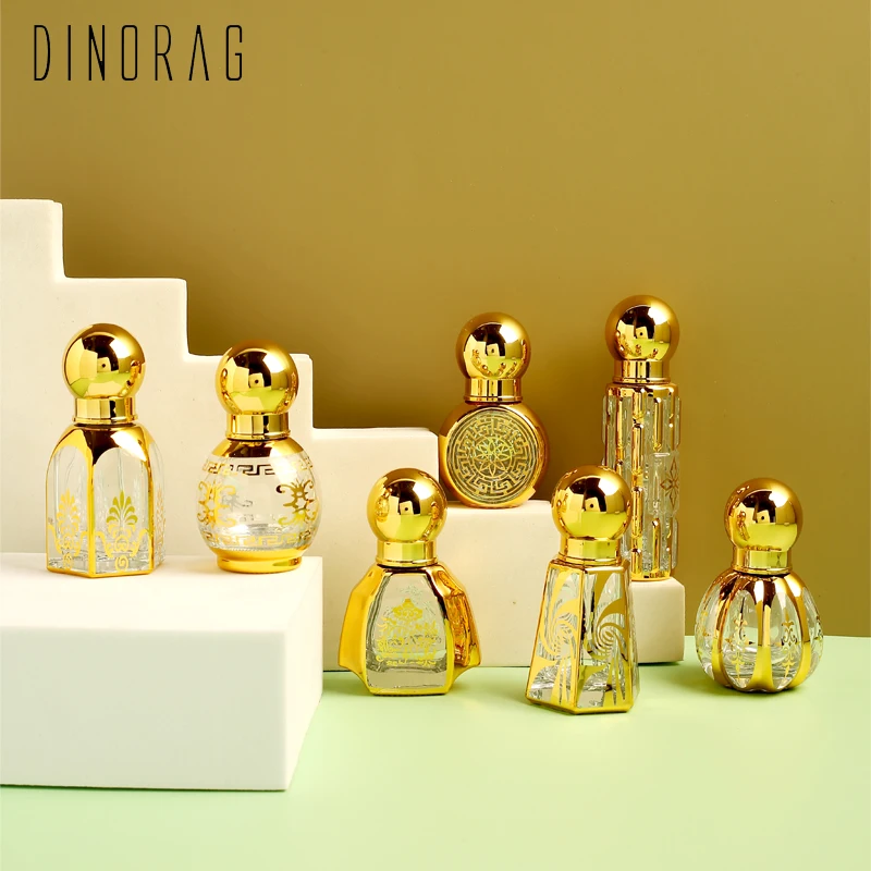 

Perfume Essential Oil Bottle Portable Liquid Container For Cosmetics Mini Glass Roller Ball Bottle Empty Refillable Traveling