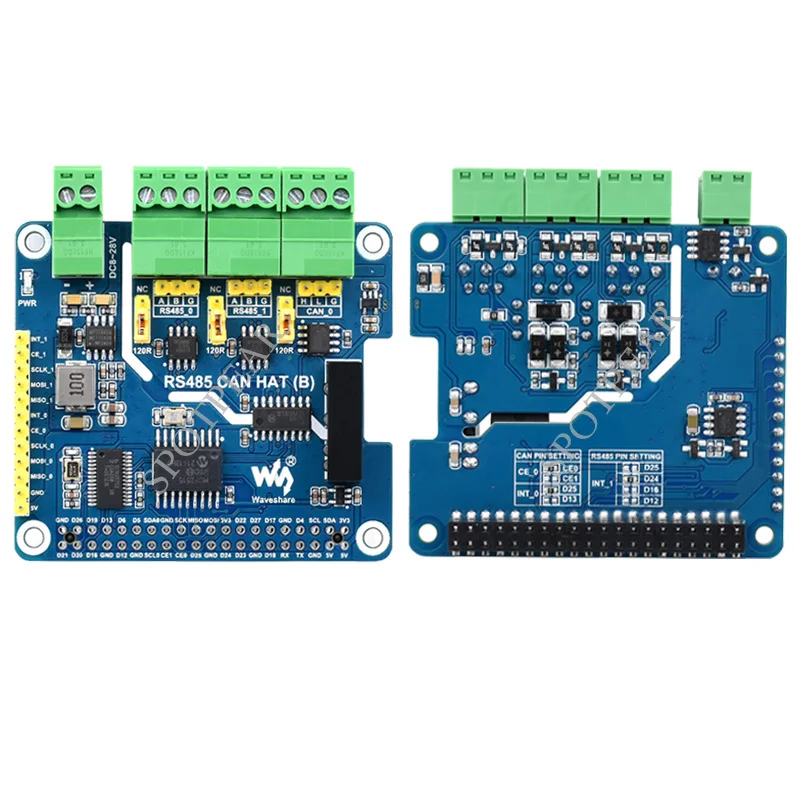 Isolado Pode Expansão Hat Dual Rs485 Raspberry pi Multi Circuitos de Proteção a Bordo Rs485 - Imagem 5