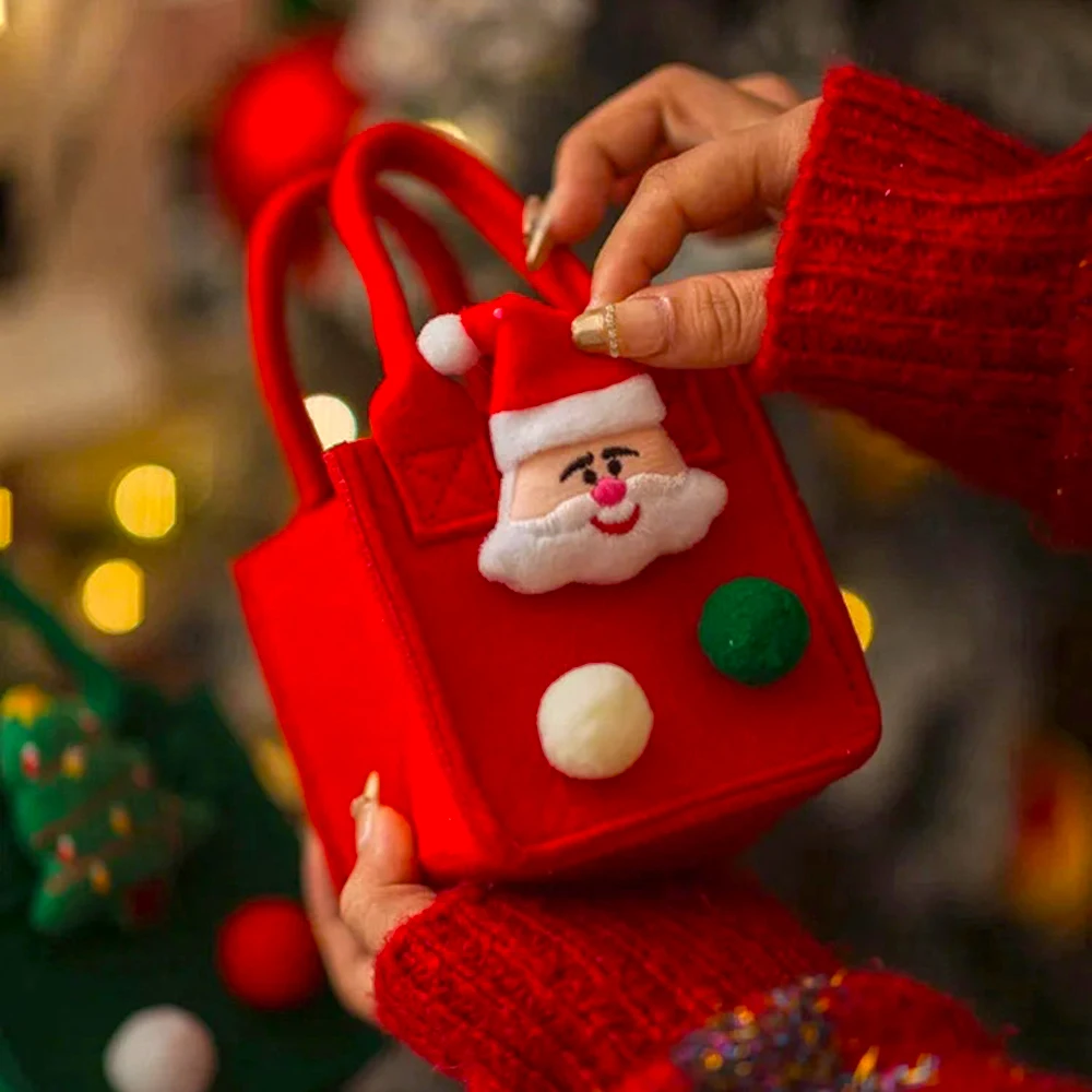 Felt christmas bags shop