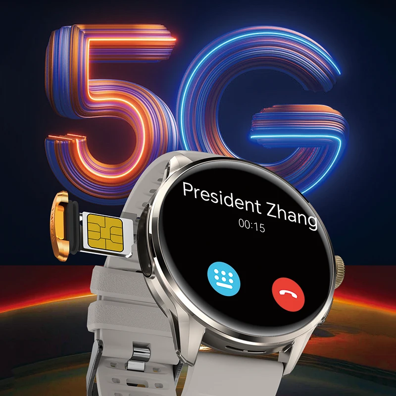 2026년형 4G 풀 네트워크 적외선 스마트워치 1.6인치 AMOLED 스크린 시계 영상 통화 구글 플레이 WIFI NFC GPS 나침반 스마트워치