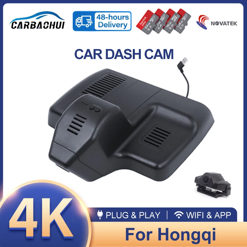 New4KCarDVRPlugandPlayDashCamCameraVideoRecorderHDNight