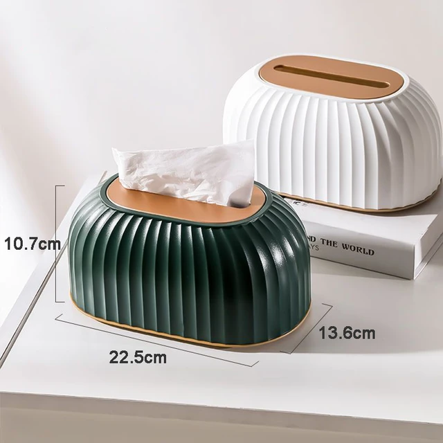 Nordic Striped Tissue Box Holder High Quality Toilet Paper Box